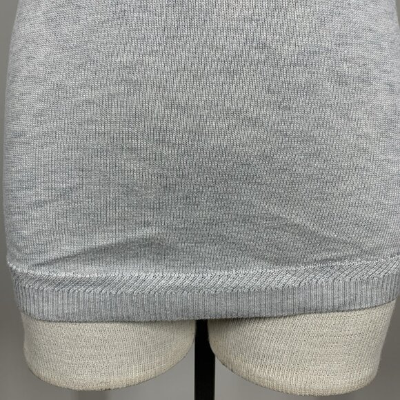 LULULEMON heathered Silver Ice gray cashmere Unity Drop Back sweater 6 - Picture 6 of 6